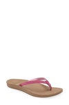 Sanuk Cosmic Yoga Joy Flip Flop In Pink