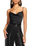 Ramy Brook Abigail Cowl Neck Camisole In Black