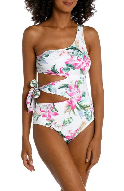 La Blanca Mystic One-shoulder One-piece Swimsuit In Multi