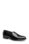 Johnston & Murphy Gavney Loafer Black Leather Slip On Casual Shoes Zpo3762 In Black Patent