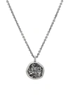 John Varvatos Artisan Sterling Silver Pendant Necklace In Silver