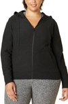 Beyond Yoga Plus Size Spacedye Everyday Hoodie In Darkest Night