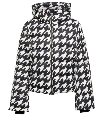 Perfect Moment Apres Duvet Ski Jacket In Houndstooth