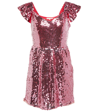 LOVESHACKFANCY ALVA SEQUIN-EMBELLISHED MINIDRESS