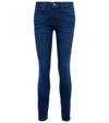 Frame Le High Skinny Crop High-rise Skinny Jeans In Stover