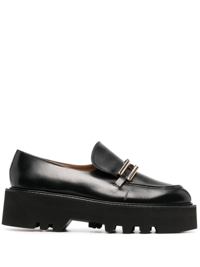 Atp Atelier Pescara Chunky-sole Loafers In Black