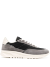 COMMON PROJECTS GREY TRACK 80 SUEDE LOW-TOP SNEAKERS,609918036131