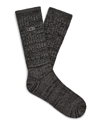 Ugg Men's Trey Ribbed Slouchy Crew Socks In Black