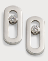 Messika Women's Move Uno 18k White Gold & Diamond Stud Earrings