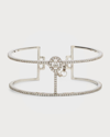 MESSIKA GLAMAZONE 18K WHITE GOLD 2-ROW CUFF