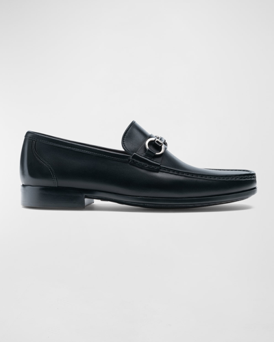 Magnanni Men's Blas Ii Leather Bit-strap Loafers In Black
