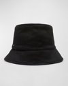 Max Mara Fiducia Logo Bucket Hat In Black