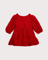 Bardot Junior Girl's Ella Lace Dress In Fire Red