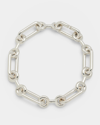 Charlotte Chesnais Petite Binary Chain Bracelet In Sterling Silver In Argent