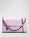 Stella Mccartney Falabella Mini Shaggy Deer Wallet On Chain In 5310 Lilac