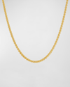 KONSTANTINO MEN'S 18K YELLOW GOLD ROPE CHAIN NECKLACE