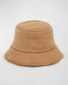 MAX MARA TEDDY CASHMERE-BLEND BUCKET HAT