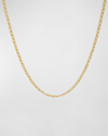 KONSTANTINO MEN'S 18K YELLOW GOLD ROLO CHAIN NECKLACE