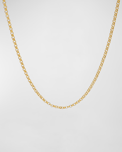 Konstantino Men's 18k Yellow Gold Rolo Chain Necklace