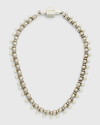 GIVENCHY MEN'S 4G FAUX PEARL NECKLACE