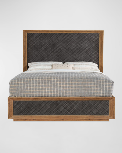 Hooker Furniture Big Sky King Panel Bed In Rustic Wood