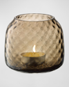 Lsa Dapple Tea Light Vase In Brown