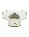 Spode Christmas Tree Footed Square Platter