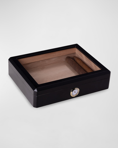 Bey-berk Unisex Wes 8-cigar Humidor W/ Hygrometer