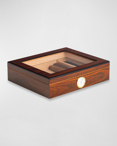 Bey-berk Unisex Finley 12-cigar Humidor W/ Hygrometer