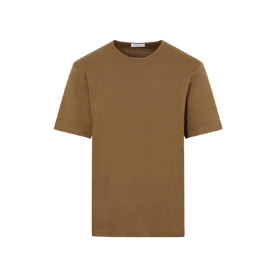 Lemaire Jersey Rib T-shirt In Otter