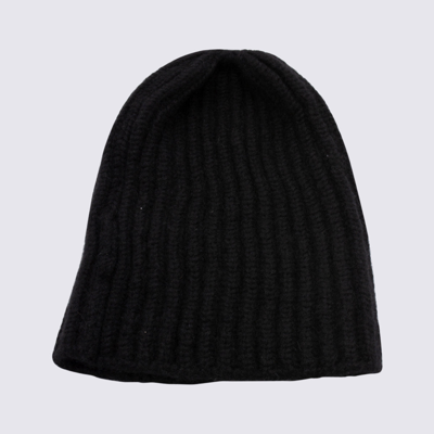 Malo Ribbed-knit Beanie Hat In Black