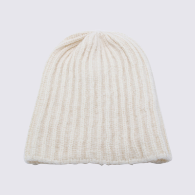 Malo Ribbed-knit Beanie Hat In Nude