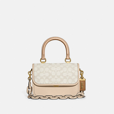 Coach Rogue Top Handle In Signature Jacquard