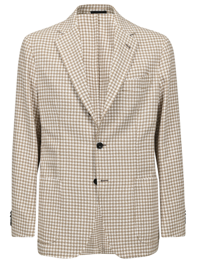 Sartorio Napoli Single-brested Tartan Blazer