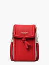 Kate Spade Knott North South Phone Crossbody In Lingonberry