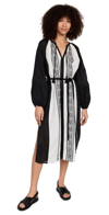 TORY BURCH EMBROIDERED CAFTAN