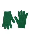 Gucci Kids Wool Gg Gloves In Green