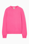 Cos Pure Cashmere Sweater In Pink