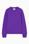 Cos Pure Cashmere Sweater In Purple
