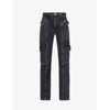 Frame Utility High Rise Straight Jeans In Astray In Astray