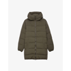 Zadig & Voltaire Korail Padded Mid-length Coat In Moss