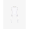 Dion Lee Double-loop Detail Tank Top In White