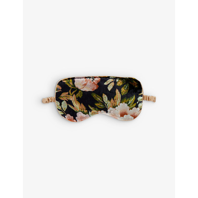 OLIVIA VON HALLE OLIVIA VON HALLE WOMEN'S FIORE FLORAL-PRINT VELOUR EYE MASK 62373952