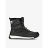 Sorel Whitney Ii Short Lace Wp Woman Ankle Boots Black Size 10 Textile Fibers In Black
