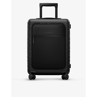 Horizn Studios M5 Smart Spinner Shell Suitcase 55cm In Brown