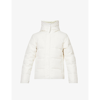 Canada Goose White Humanature Macmillan Down Jacket In Greige