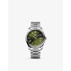 LONGINES LONGINES MEN'S GREEN L27934096 MASTER COLLECTION STAINLESS-STEEL AUTOMATIC WATCH,61165695
