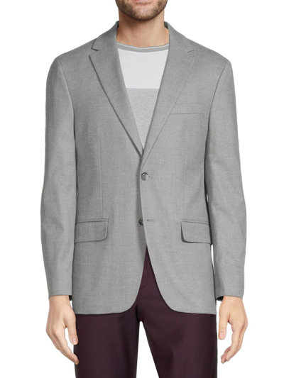 Tommy Hilfiger Men's Modern-fit Th Flex Stretch Solid Suit Jacket In Light Grey