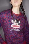 Mademe X Paul Frank Brushed Sweater In Red