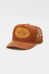 Boys Lie Corduroy Trucker Hat In Brown